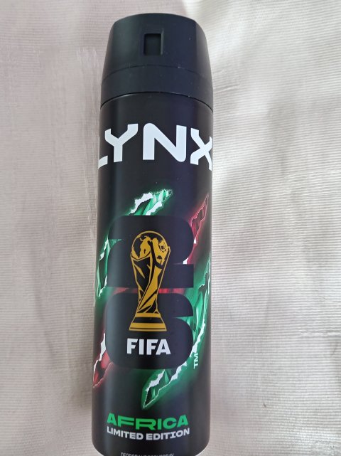 Lynx Africa FIFA Limited Edition Deodorant Spray World Cup Collectible