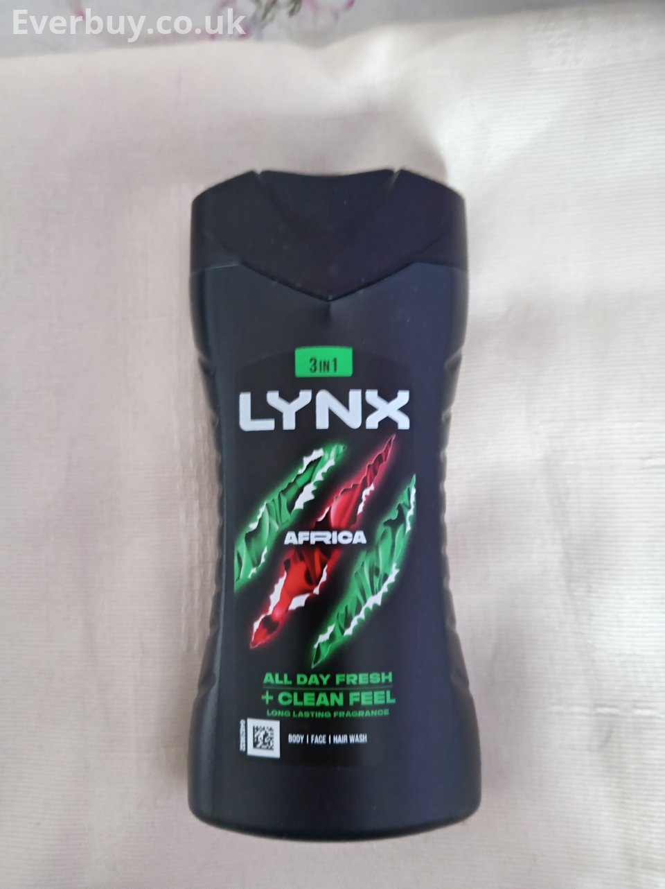 lynx 3in 1 body wash 225ml brand new