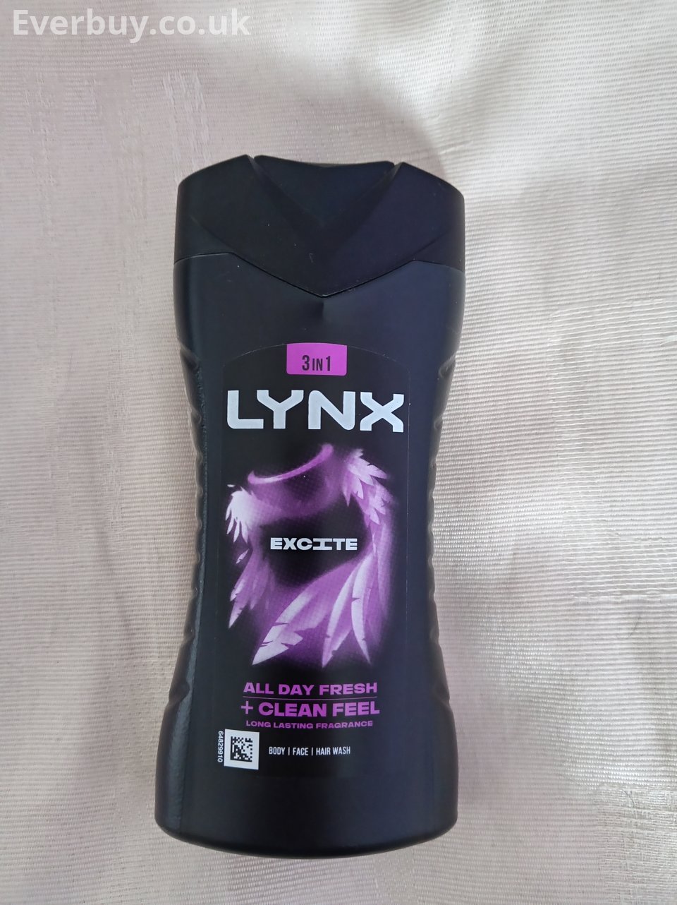 Lynx Excite 3in 1 Body wash 225ml Brand new